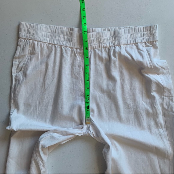 Andie Size XL Linen Blend Wide Leg Beach Pants - Coverup NWT - Picture 12 of 15